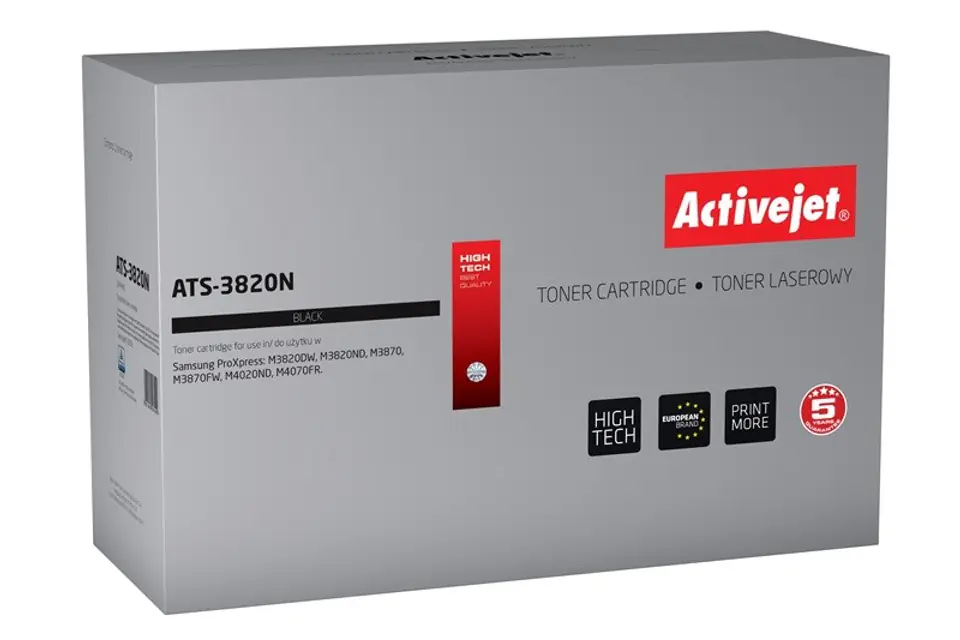 ⁨Activejet ATS-3820N Toner (zamiennik Samsung MLT-D203E; Supreme; 10000 stron; czarny)⁩ w sklepie Wasserman.eu