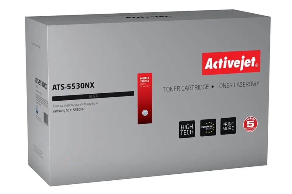 ⁨Activejet ATS-5530NX Toner for Samsung printer; Replacement for Samsung SCX-D5530B; Supreme; 9000 pages; black⁩ at Wasserman.eu