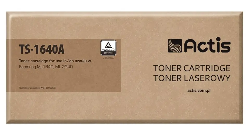⁨Actis TS-1640A Toner (Replacement for Samsung MLT-D1082S; Standard; 1500 pages; black)⁩ at Wasserman.eu