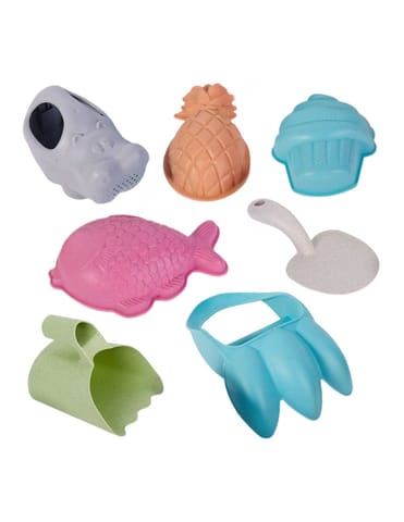 ⁨WOOPIE GREEN Zestaw do Piasku z Pazurami 7 el. BIODEGRADOWALNY ORGANICZNY MATERIAŁ⁩ w sklepie Wasserman.eu