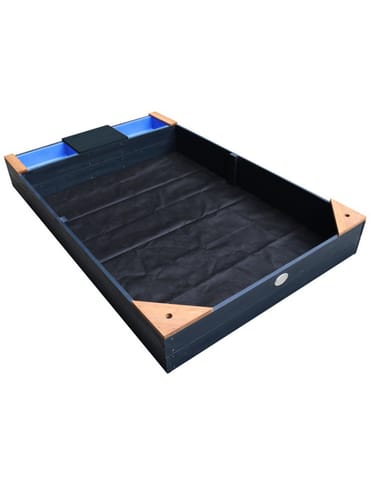 ⁨AXI Duża Piaskownica z Pojemnikami Siedziskiem i Przykryciem⁩ w sklepie Wasserman.eu