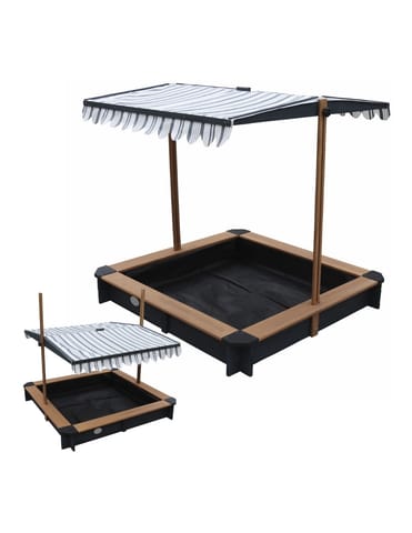 ⁨AXI Drewniana Piaskownica z Daszkiem Zamykana z Ławkami⁩ w sklepie Wasserman.eu