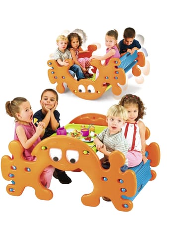 ⁨FEBER 2w1 Duży Stolik Piknikowy - Bujak Huśtawka Ghost⁩ w sklepie Wasserman.eu