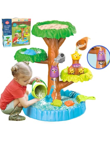⁨WOOPIE Stolik Wodny 2w1 Piaskownica Wesołe Drzewko 8 akc.⁩ w sklepie Wasserman.eu