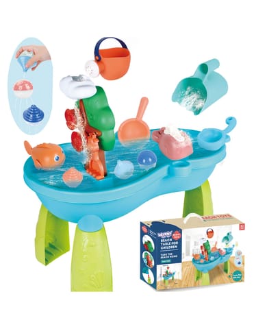 ⁨WOOPIE Stolik Wodny 2w1 Piaskownica Wodospad 10 el.⁩ w sklepie Wasserman.eu