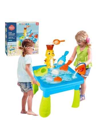 ⁨WOOPIE Stolik Wodny 2w1 Piaskownica Kaczuszka Wodospad 9 akc.⁩ w sklepie Wasserman.eu