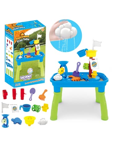 ⁨WOOPIE Stolik Wodny 2w1 Piaskownica Statek Piracki 6 akc.⁩ w sklepie Wasserman.eu