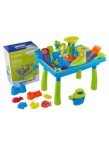 ⁨WOOPIE Stolik Wodny 2w1 Piaskownica Palma 18 el.⁩ w sklepie Wasserman.eu