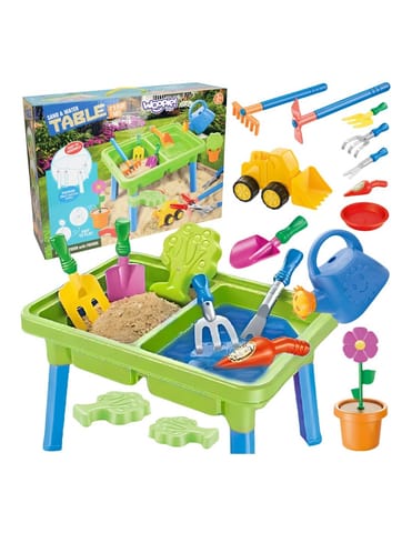 ⁨WOOPIE Stolik Wodny 2w1 Piaskownica 13 Akc.⁩ w sklepie Wasserman.eu