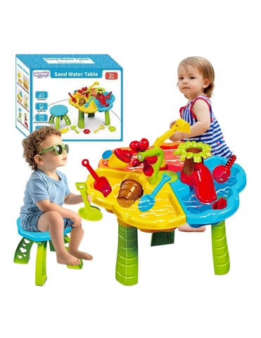 ⁨WOOPIE Stolik Wodny z Krzesełkiem 2w1 Piaskownica⁩ w sklepie Wasserman.eu