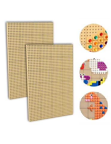 ⁨MASTERKIDZ Tablica Naukowa Kreatywna STEM Zestaw 2 Sztuki + Panel Montażowy 120x80cm⁩ w sklepie Wasserman.eu