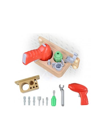 ⁨MASTERKIDZ Zestaw Narzędzia Z Wkrętarką 8 Elementów Do Tablicy Naukowo-Kreatywnej STEM⁩ w sklepie Wasserman.eu