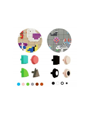 ⁨MASTERKIDZ Geometryczne Elementy Tablic 256 szt⁩ w sklepie Wasserman.eu