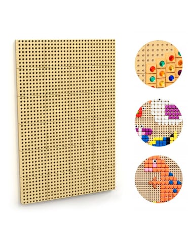 ⁨MASTERKIDZ Panel Ścienny Tablica Naukowa Kreatywna STEM  + Panel Monatażowy 120x80cm⁩ w sklepie Wasserman.eu