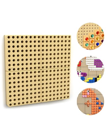 ⁨MASTERKIDZ Panel Ścienny Tablica Naukowa Kreatywna STEM + Panel Monatażowy   40 x 40 (cm)⁩ w sklepie Wasserman.eu