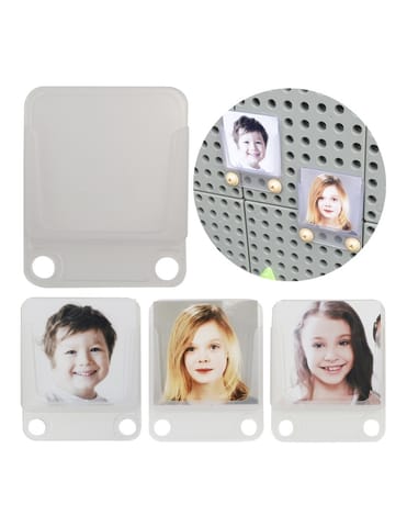 ⁨MASTERKIDZ Przezroczysta Kieszonka Na Zdjęcia Karty Etui 6 szt.⁩ w sklepie Wasserman.eu