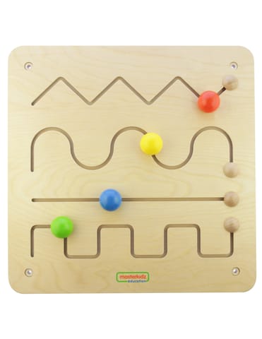 ⁨MASTERKIDZ Tablica Przesuwna Mała Motoryka Montessori⁩ w sklepie Wasserman.eu