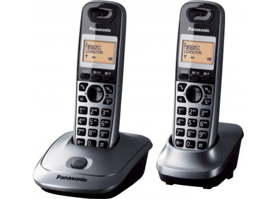 ⁨Panasonic KX-TG2512 DECT telephone Grey Caller ID⁩ at Wasserman.eu