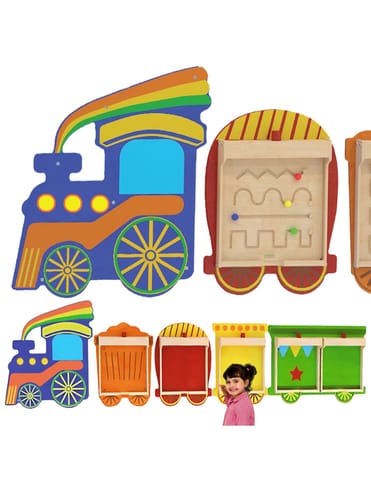 ⁨MASTERKIDZ System Do Montażu 5 Tablic Masterkidz Flex - Pociąg⁩ w sklepie Wasserman.eu