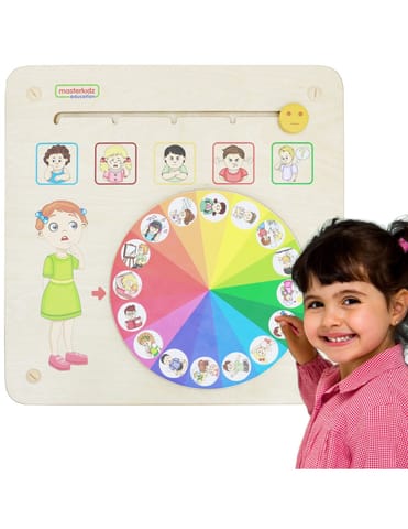 ⁨MASTERKIDZ Tablica Edukacyjna Nauka Emocji Zarządzanie Emocjami Montessori⁩ w sklepie Wasserman.eu