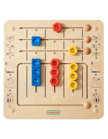 ⁨MASTERKIDZ Układanka Sortowanie Diamentów - Tablica Ścienna Edukacyjna Montessori⁩ w sklepie Wasserman.eu