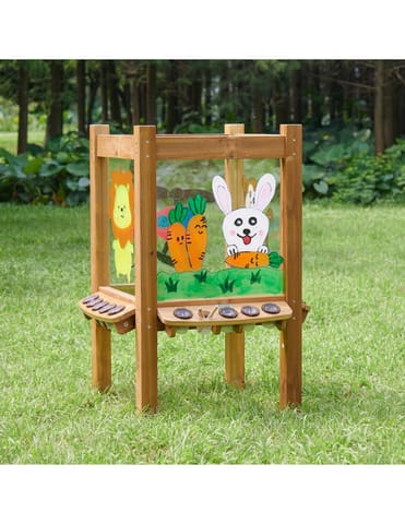 ⁨MASTERKIDZ 4 Stronna Tablica Przezroczysta Akrylowa Do Malowania + Kubeczki⁩ w sklepie Wasserman.eu