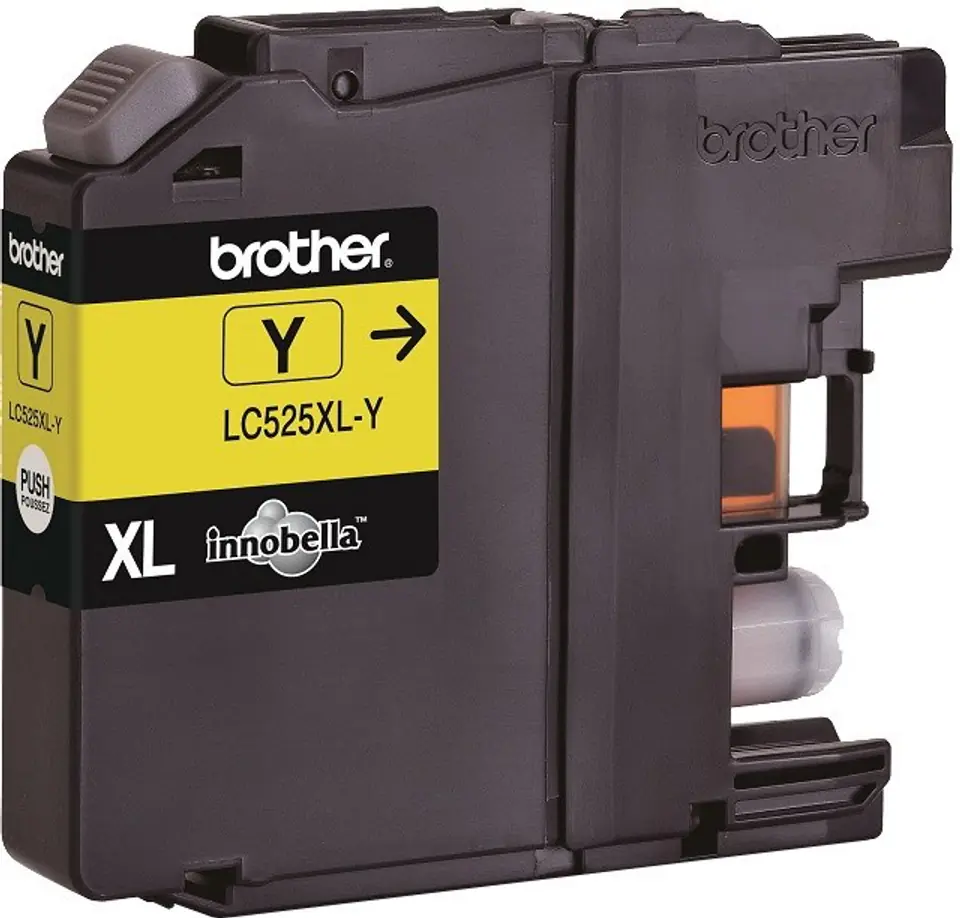 ⁨Tusz Brother żółty LC525XLYAP2=LC-525XLY, 1300 str.⁩ w sklepie Wasserman.eu