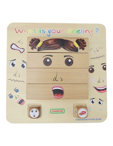 ⁨MASTERKIDZ Nauka Emocji Gra Drewniana Montessori⁩ w sklepie Wasserman.eu