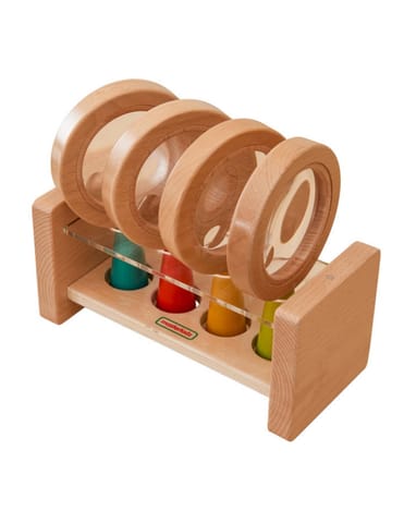 ⁨MASTERKIDZ Zestaw Drewnianych Lup z Pojemnikiem⁩ w sklepie Wasserman.eu