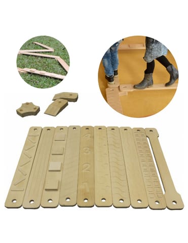 ⁨MASTERKIDZ Trening Balansu Równowagi Drewniane Deseczki⁩ w sklepie Wasserman.eu