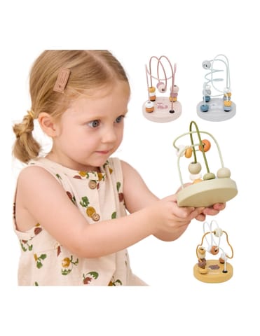 ⁨VIGA PolarB Drewniany Poręczny Labirynt Przeplatanka Pętla Motoryczna 1szt⁩ w sklepie Wasserman.eu