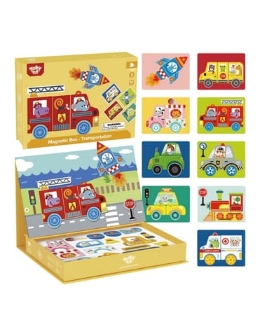 ⁨TOOKY TOY Układanka Edukacyjna Montessori Magnetyczne Pudełko dla Dzieci 80 el.⁩ w sklepie Wasserman.eu