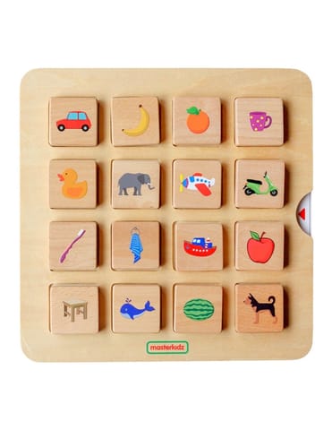 ⁨MASTERKIDZ Gra Dopasuj Cienie Łączenie w Pary Rozpoznawanie Przedmiotów Montessori⁩ w sklepie Wasserman.eu