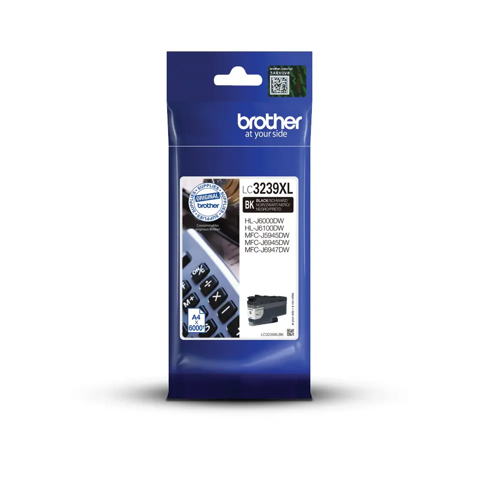 ⁨Brother LC-3239XLBK ink cartridge 1 pc(s) Original High (XL) Yield Black⁩ at Wasserman.eu