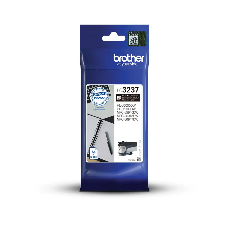 ⁨Tusz Brother czarny LC3237BK=LC-3237BK, 1500 str.⁩ w sklepie Wasserman.eu