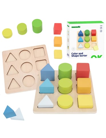 ⁨TOOKY TOY Edukacyjna Układanka Figury Geometryczne⁩ w sklepie Wasserman.eu