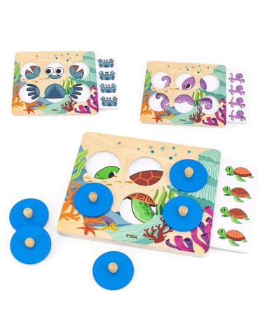 ⁨VIGA Gra Porównaj Znajdź Różnice Zwierzęta Morskie⁩ w sklepie Wasserman.eu