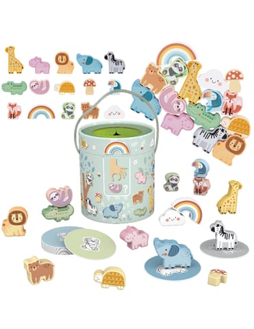 ⁨WOOPIE GREEN Tajemnicze Pudełko Dotknij i Dopasuj FSC⁩ w sklepie Wasserman.eu