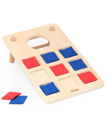 ⁨Viga Gra Zręcznościowa 2w1 Kółko i Krzyżyk + Cornhole - Rzut Do celu⁩ w sklepie Wasserman.eu