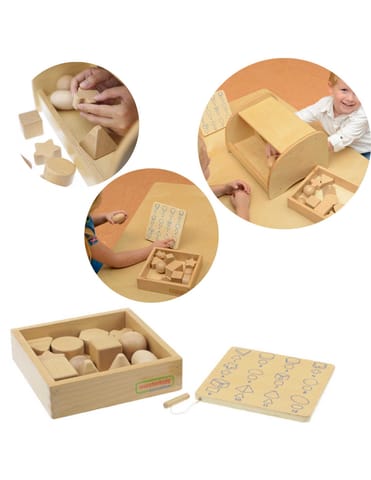 ⁨MASTERKIDZ Zgaduj Dotykiem Odgadnij Kształty 12 Elementów⁩ w sklepie Wasserman.eu