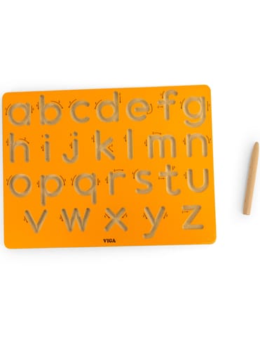 ⁨VIGA Tablica Grafomotoryczna Małe Litery Nauka Pisania⁩ w sklepie Wasserman.eu