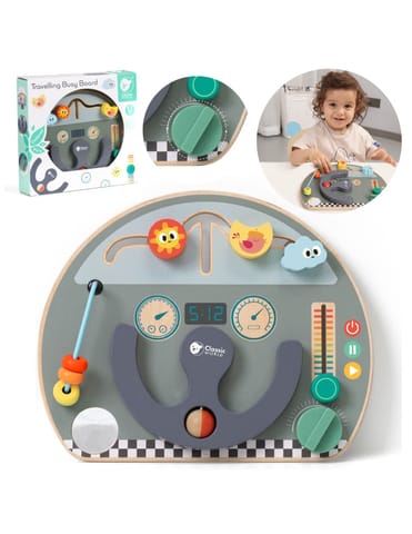 ⁨CLASSIC WORLD Tablica Manipulacyjna Wielofunkcyjna 6w1 Podróżowanie⁩ w sklepie Wasserman.eu