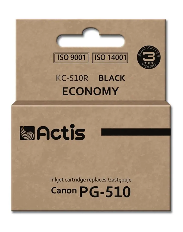 ⁨Actis KC-510R ink (replacement for Canon PG-510; Standard; 12 ml; black)⁩ at Wasserman.eu