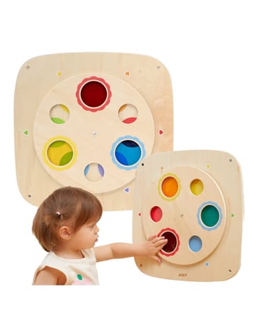 ⁨VIGA Drewniana Tablica Manipulacyjna Sensoryczna Mieszanie Kolorów⁩ w sklepie Wasserman.eu