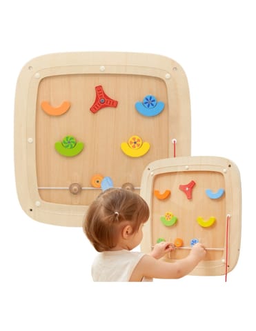 ⁨VIGA Drewniana Tablica Manipulacyjna Sensoryczna Gra w Pinball⁩ w sklepie Wasserman.eu