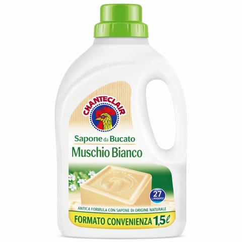 ⁨Chanteclair Muschio Bianco Żel do Prania Uniwersalny Głęboko Czyszczący 1,5 l⁩ w sklepie Wasserman.eu