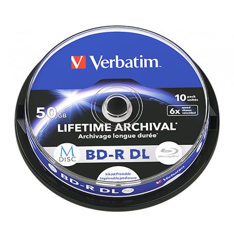 ⁨Verbatim MDISC BD-R DL 50 GB 10 pc(s)⁩ at Wasserman.eu