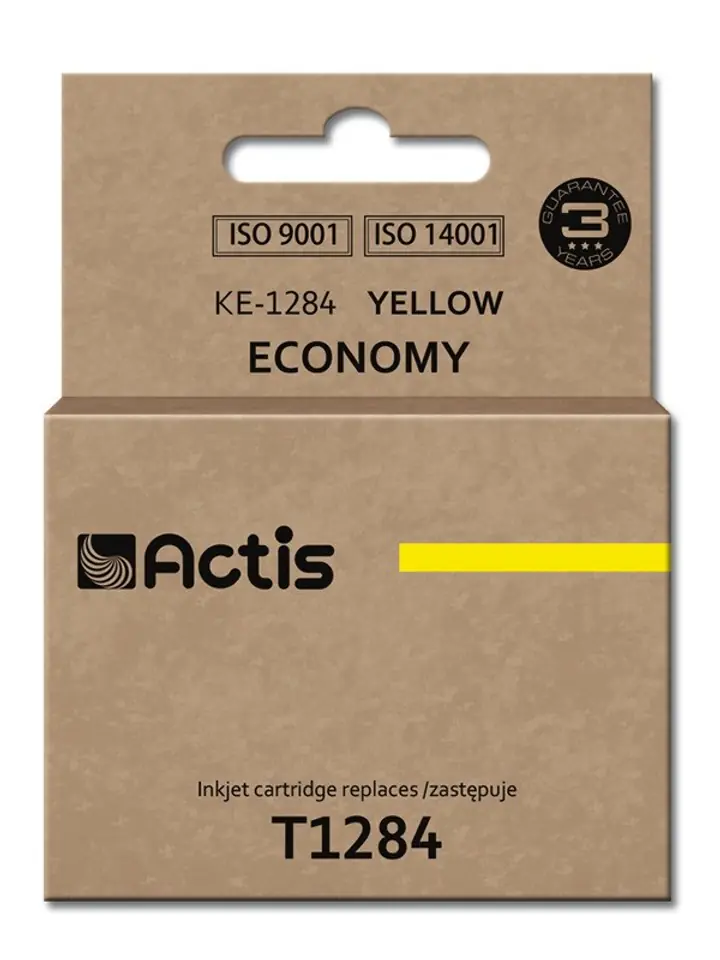⁨Actis KE-1284 Ink Cartridge (replacement for Epson T1284; Standard; 13 ml; yellow)⁩ at Wasserman.eu