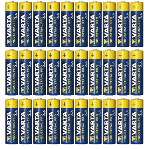 ⁨10x bateria R-06 LR06 AA alkaliczne Varta Industrial, 3 szt⁩ w sklepie Wasserman.eu