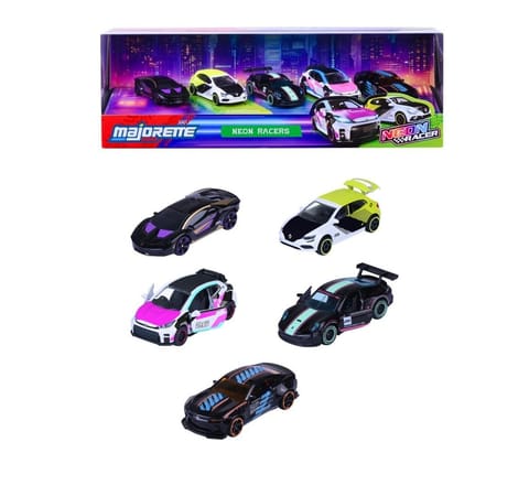 ⁨Majorette Neon Racer 5-pak⁩ w sklepie Wasserman.eu